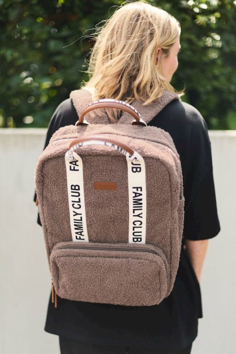 Childhome Plecak Family Club Signature Teddy Soft brown