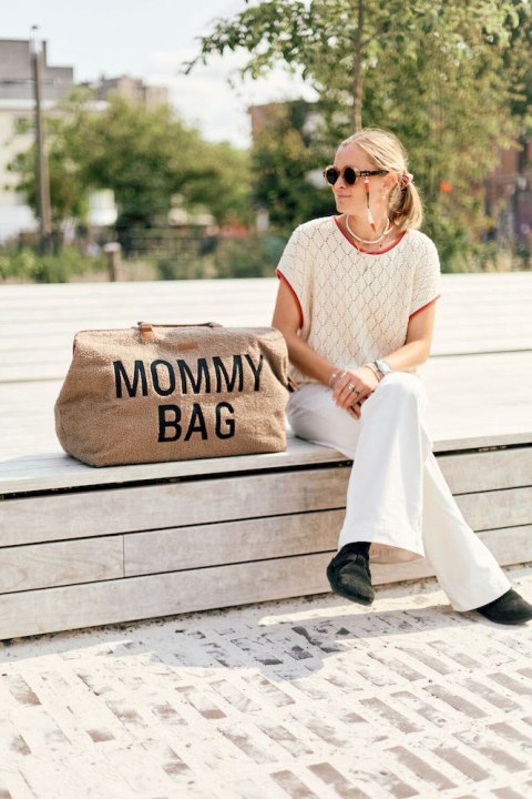 Childhome Torba Mommy Bag Teddy Soft Brown