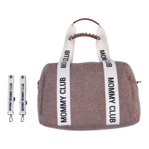 Childhome Torba do wózka Mommy Club Signature Teddy Soft brown