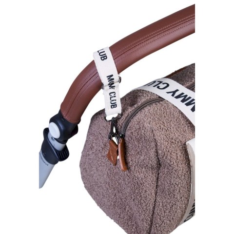 Childhome Torba do wózka Mommy Club Signature Teddy Soft brown