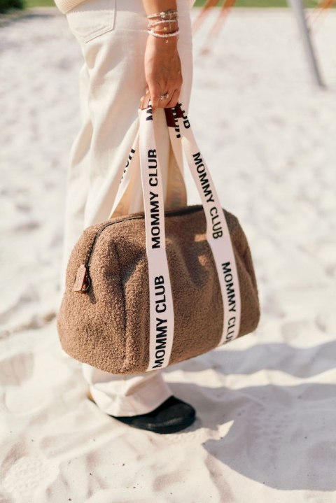 Childhome Torba do wózka Mommy Club Signature Teddy Soft brown