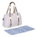 Childhome Torba do wózka Mommy Club Signature Teddy White