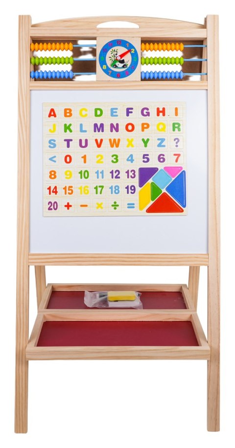 Drewniana Tablica z Liczydłem + Akcesoria