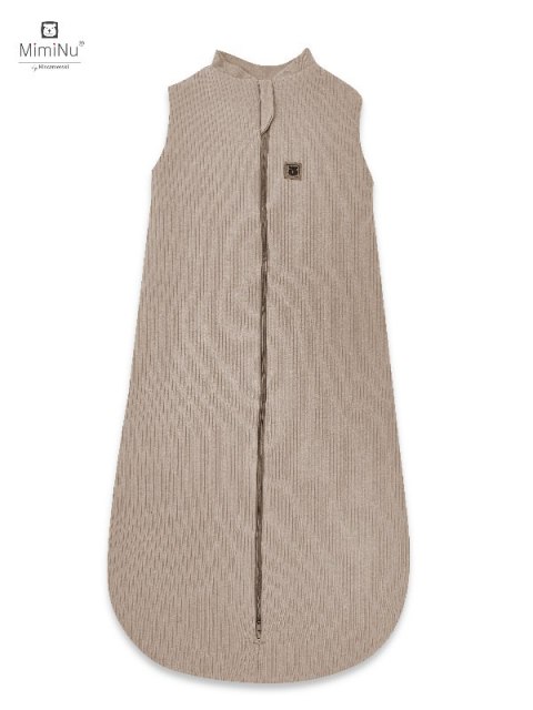 KIECZMERSKI Śpiworek do spania całoroczny MIMINU SOFT TEDDY 2,5 TOG mokka 62/76cm 3-12m