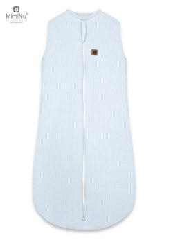 KIECZMERSKI Śpiworek do spania całoroczny MIMINU SOFT TEDDY 2,5 TOG niebieski 62/76cm 3-12m