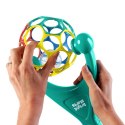 OBALL 11785-6 Pchacz kula 2w1 z gryzakiem i grzechotką turkusowa 6 m+