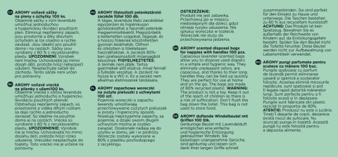 PETITE&MARS 306090 AROMY Zapachowe woreczki z uchwytami na zużyte pieluchy