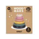PETITE&MARS 610728 Drewniana zabawka - wieża Orbit Aurora Pink 36 m+