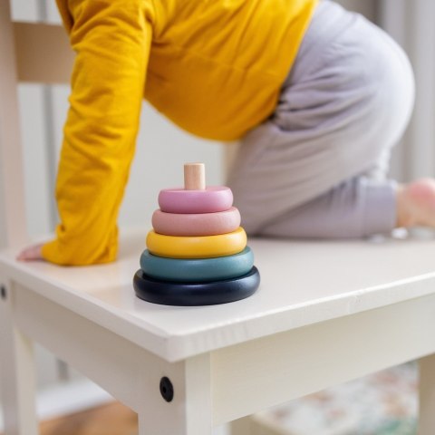 PETITE&MARS 610728 Drewniana zabawka - wieża Orbit Aurora Pink 36 m+