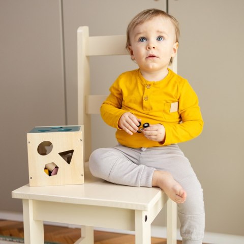 PETITE&MARS 610730 Drewniana zabawka - sorter Gravity Aurora Pink 12 m+