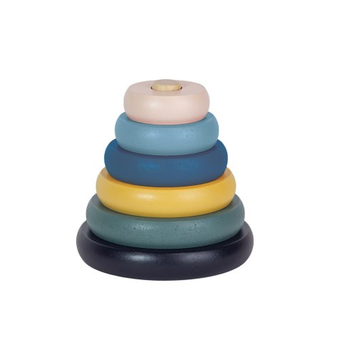 PETITE&MARS 615728 Drewniana zabawka - wieża Orbit Cosmic Blue 36 m+