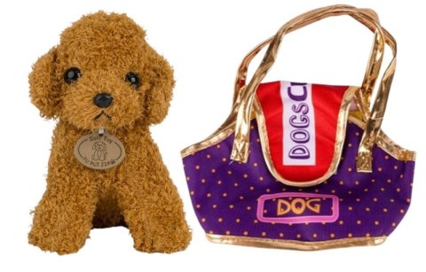 Piesek w Torebce Maskotka Przytulanka Pluszak Dogs Cute#G2