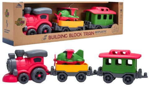 Zestaw Pociąg + Wagony z Bioplastiku