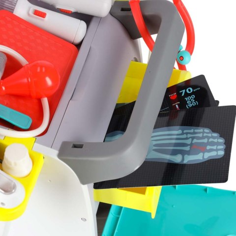 Duży zestaw lekarza stacja medyczna mały doktor ekg rtg światło dźwięk