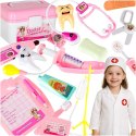 Zestaw lekarza w kuferku mały doktor dźwięk 35 elementów