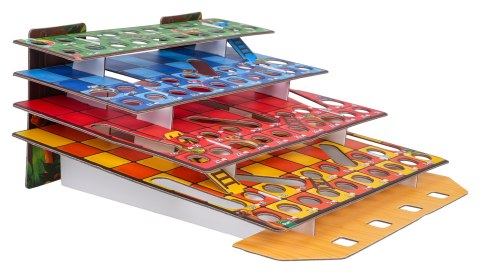 Gra Planszowa 3D Wąż Drabiny