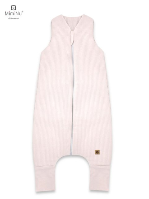 KIECZMERSKI Śpiworek do spania ocieplany z nogawkami MIMINU SOFT FLO S pudrowy róż 80/98cm 1-2,5 roku