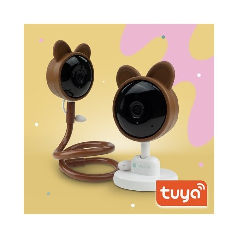 MARY'S MW61441 Niania kamera elektroniczna Miś brązowy WIFI TUYA