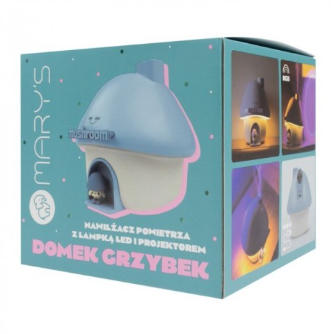 MARY'S MW61498 Nawilżacz powietrza LED Grzybek niebieski