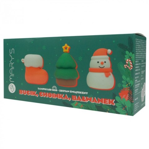 MARY'S MW61624 Lampki nocne LED Zestaw świateczny