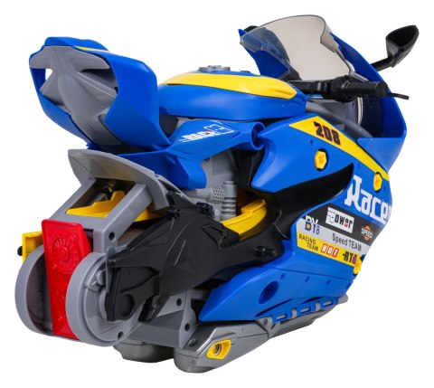 MEGA Parking z Funkcją Dymu Motocykl