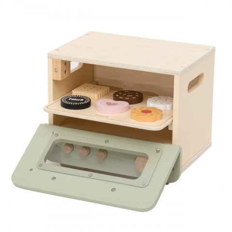 VIGA Drewniana Kuchnia Piekarnik Zestaw do Pieczenia Słodko-Pikantnych Potraw 12akc.