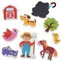 VIGA Magnetyczni Przyjaciele z Farmy 20 szt. Magnesów - Kreatywna Zabawa z Wiejskimi Zwierzątkami
