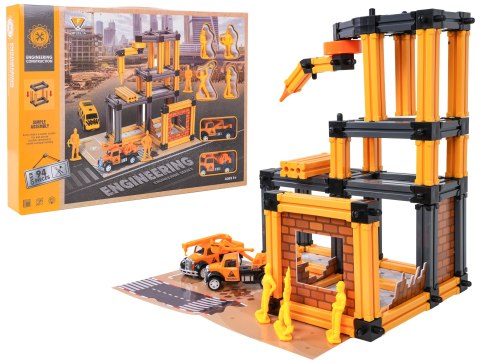 Zestaw Garaż Plac Budowy + Akcesoria i Figurki