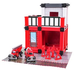 Zestaw Garaż Straż Pożarna + Akcesoria i Figurki