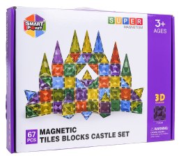 Zestaw Klocków Magnetycznych 3D 67el.