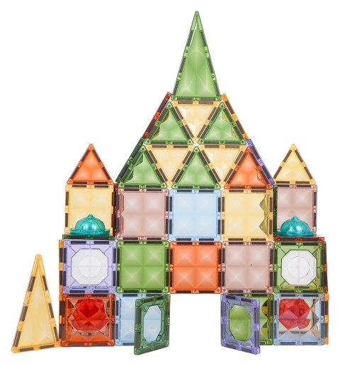 Zestaw Klocków Magnetycznych 3D z Podświetleniem 75el.