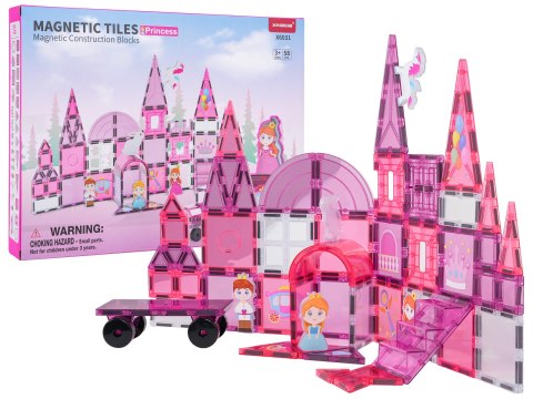 Zestaw Klocków Magnetycznych Do Malowania Różowa Księżniczka 126el.
