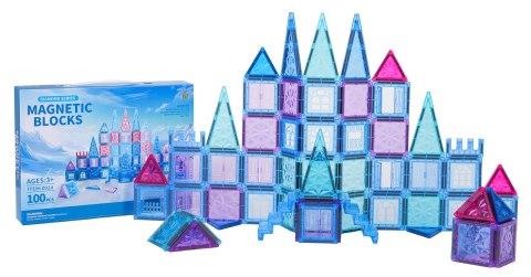 Zestaw Klocków Magnetycznych ICE SNOW 100el.