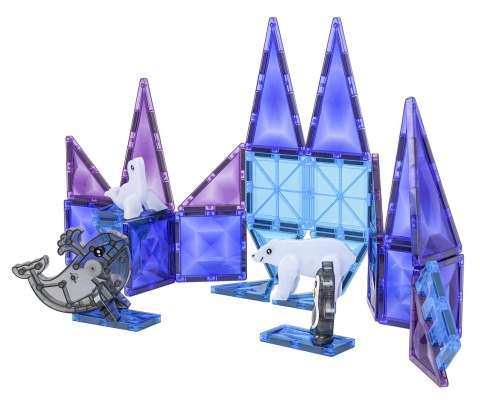 Zestaw Klocków Magnetycznych ICE SNOW 30el.