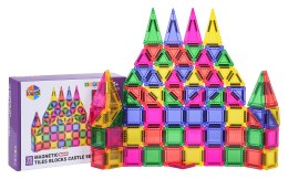 Zestaw Kolorowych Klocków Magnetycznych 75el.
