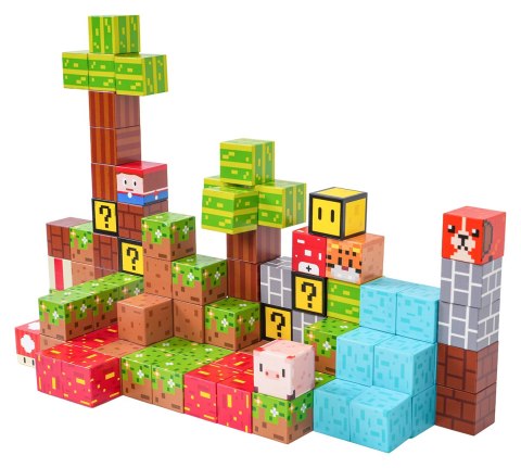 Zestaw Kostek, Klocków Magnetycznych 102el.