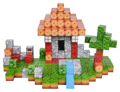 Zestaw Kostek, Klocków Magnetycznych 312el.