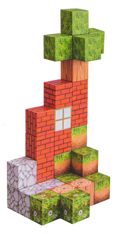 Zestaw Kostek, Klocków Magnetycznych 384el.