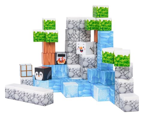 Zestaw Kostek, Klocków Magnetycznych 66el.