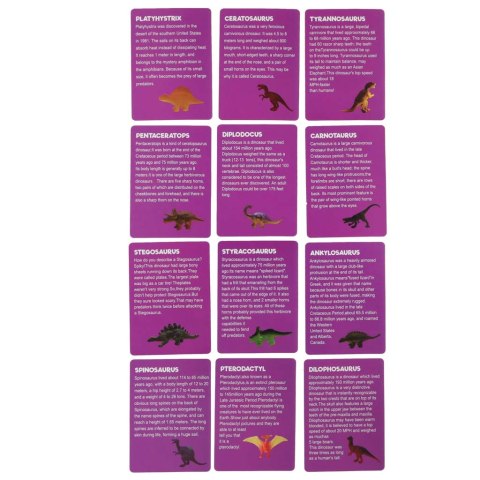 Dinozaury wykopaliska jajka dinozaura figurki zestaw archeologiczny 12 jajek