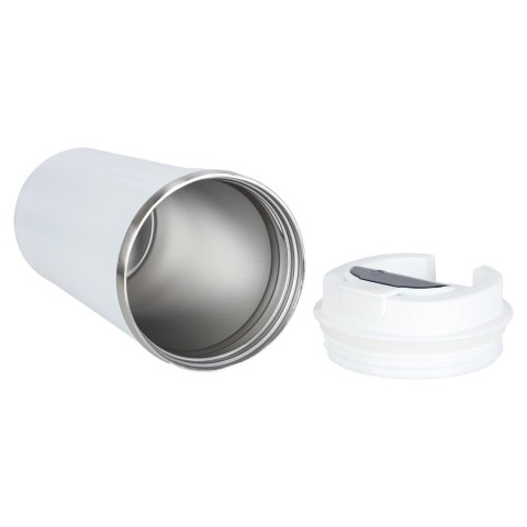 Kubek podróżny LED z ustnikiem 500ml biały