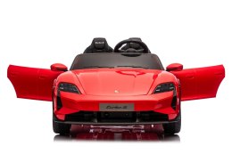 Pojazd Porsche Taycan Turbo S Czerwony