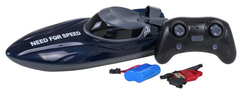 R/C Łódź z Podświetleniem Niebieska