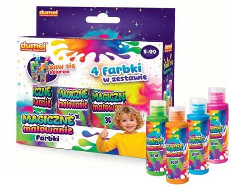 DUMEL DD 30619 Magiczne malowanie 4 x 60ml farbki