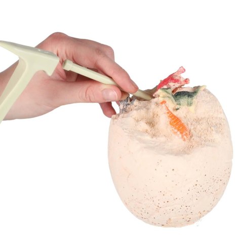 Dinozaury wykopaliska jajko XL dinozaura 12 figurek zestaw archeologiczny