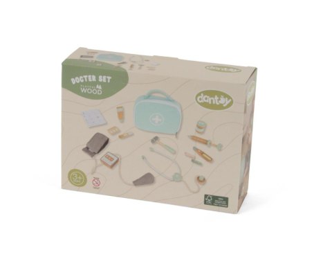 Drewniany zestaw MAŁY DOKTOR dla dzieci DANTOY