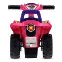 Jeździk dla dziecka na roczek Quad różowy