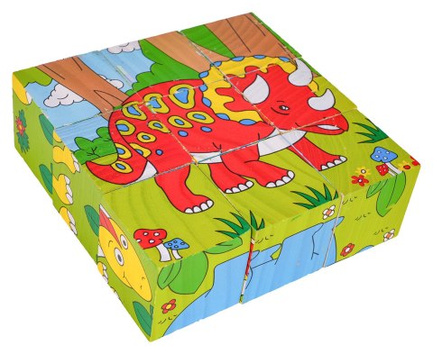 Klocki Drewniane Dla Najmłodszych Edycja Dinozaury