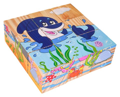 Klocki Drewniane Dla Najmłodszych Edycja Ocean