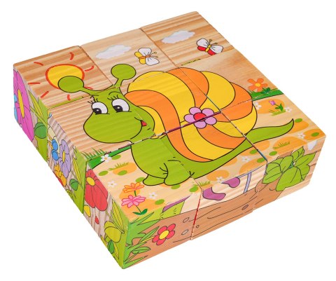 Klocki Drewniane Dla Najmłodszych Edycja Owady